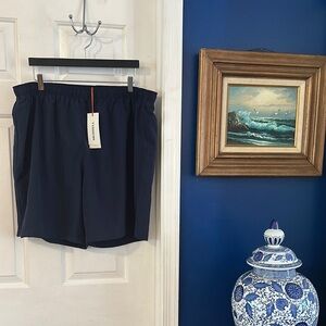 NWT Men’s Navy Blue Merrell Terrain Run Shorts Wicking Size XXL